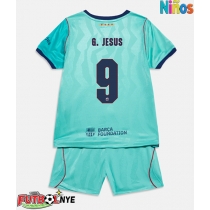 Camiseta Barcelona Gabriel Jesus #9 Tercera Equipación para niños 2026-27 manga corta (+ pantalones cortos)